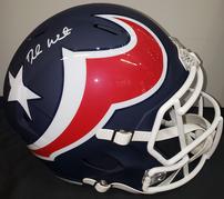 DESHAUN WATSON AUTOGRAPHED HOUSTON TEXANS L/.E AMP HELMET 202//179